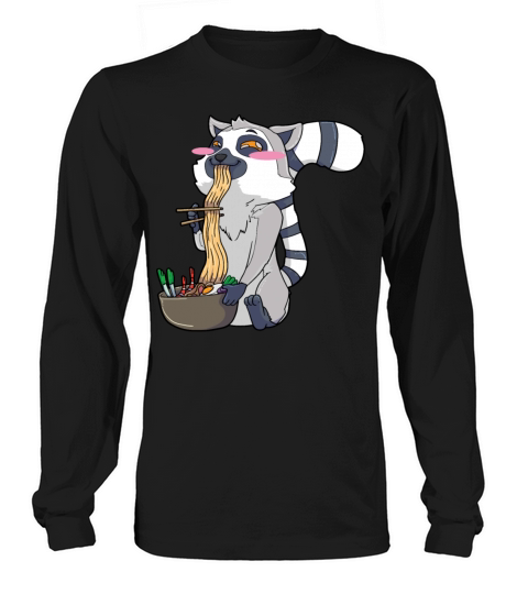 Lemur Ramen Kawaii Anime Women's Long Sleeve