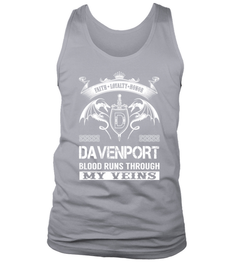 DAVENPORT Last Name, Surname Tshirt Tank Top Unisex