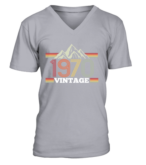 Birthday 1970 vintage Men's V-Neck T-shirt