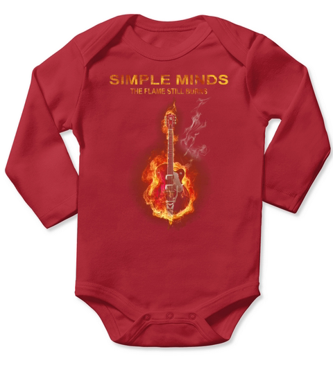 Simple Minds band Tshirt Long Sleeve Baby One-Piece