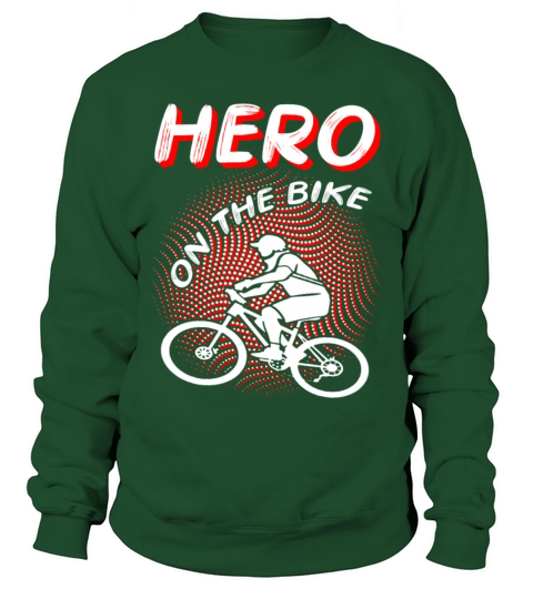 A cool hero on the bike Women's Sweatshirt