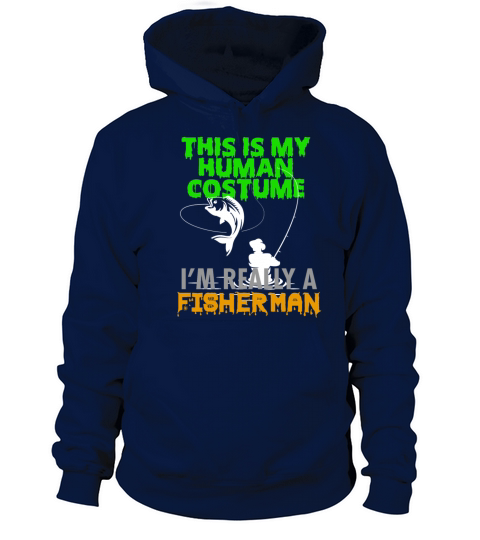 Halloween Fishing Fisherman Reel Rod Scary Skeleto Women's Hoodie