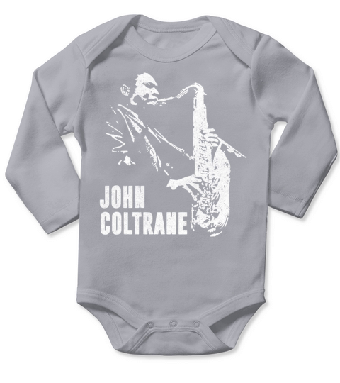 John Coltrane jazz saxophone Tshirt Mens Long Sleeve Baby One-Piece