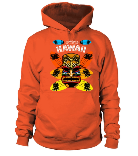 Aloha - Hawaii Tiki And Surfboards T-Shirt Luau Women's Hoodie