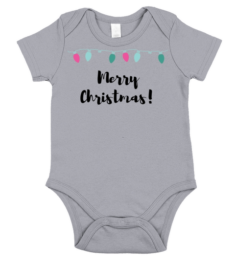 Merry Christmas 2022 Short Sleeve Baby One-Piece