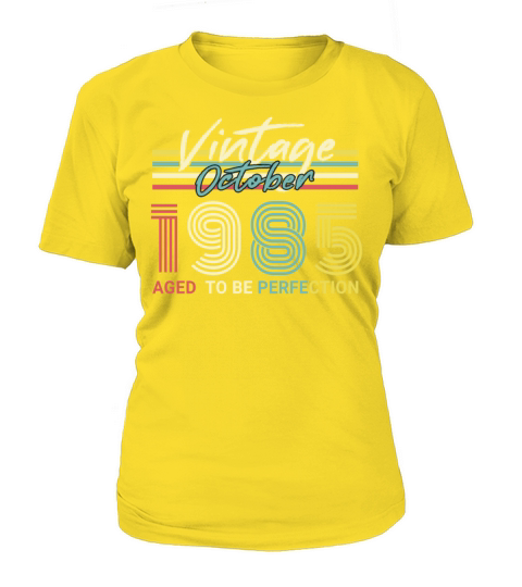 Born 1985 October Vintage Gift Idea Women's T-Shirt