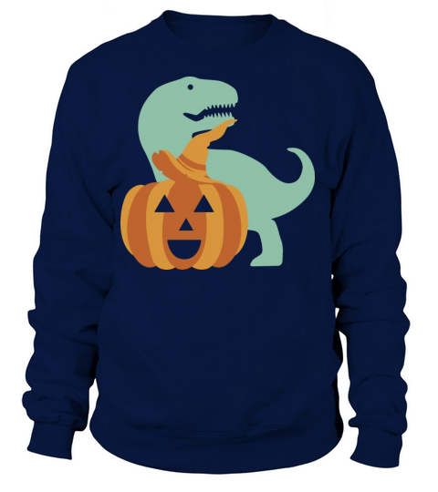 Halloween Dinosaur T Rex Mummy Pumpkin Women's Sweatshirt