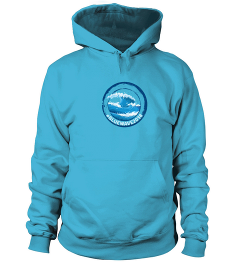 Cool Beach Blue Wave Surfer 2018 Men's Hoodie