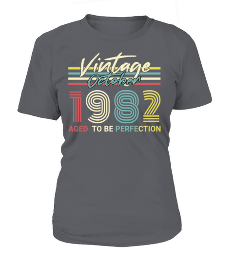 Born 1982 October Vintage Gift Idea Women's T-Shirt