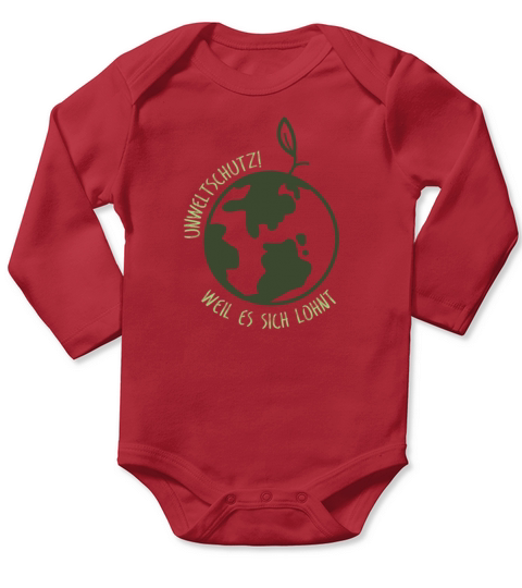 tree conservationEnvironmental Protection Recyclin Long Sleeve Baby One-Piece