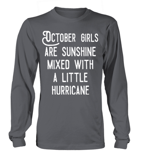 October girls are sunshine mixed Women's Long Sleeve