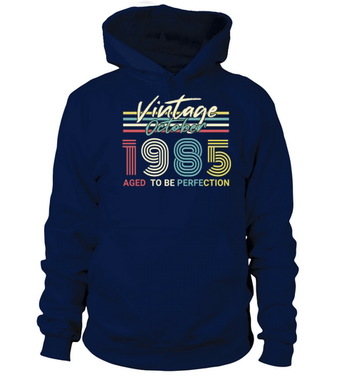 Born 1985 October Vintage Gift Idea Women's Hoodie