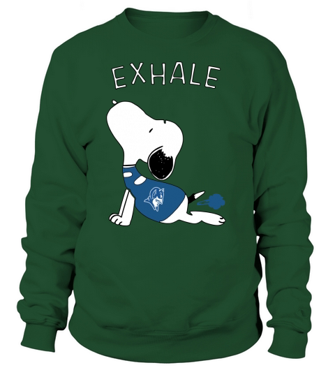Snoopy Exhale Duke Sweatshirt Unisex