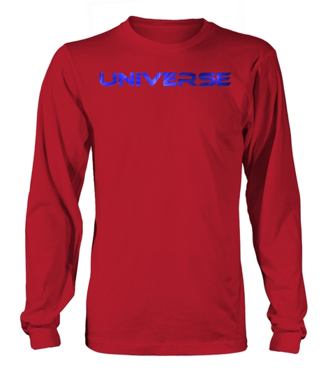 universe blue hoodie shirt Women's Long Sleeve