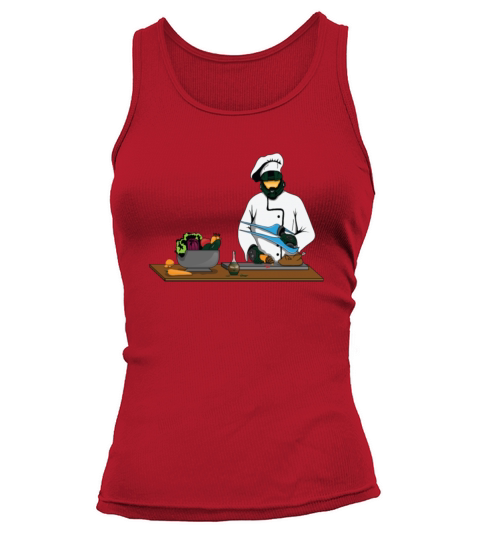 Vintage Tshirt for Master Chief or Chef Tank top Woman