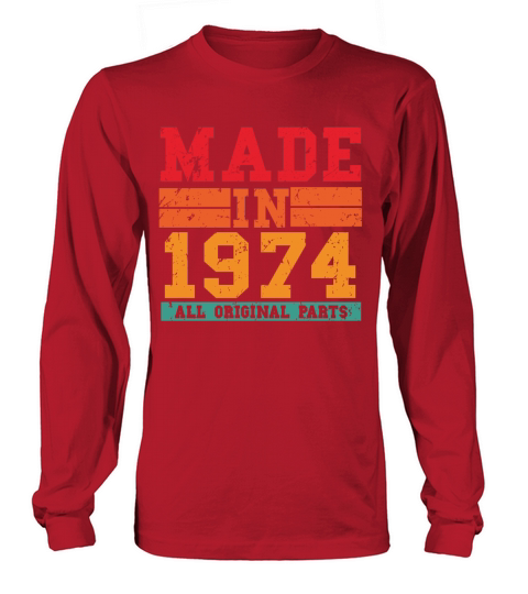 1974 Birthday Vintage Saying Women's Long Sleeve