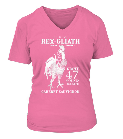 Rex goliath wine V-neck T-Shirt Woman