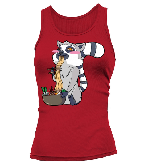 Lemur Ramen Kawaii Anime Women's Tank Top