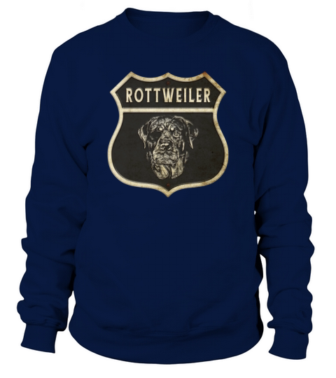 Rottweiler Vintage Crest Men's Sweatshirt