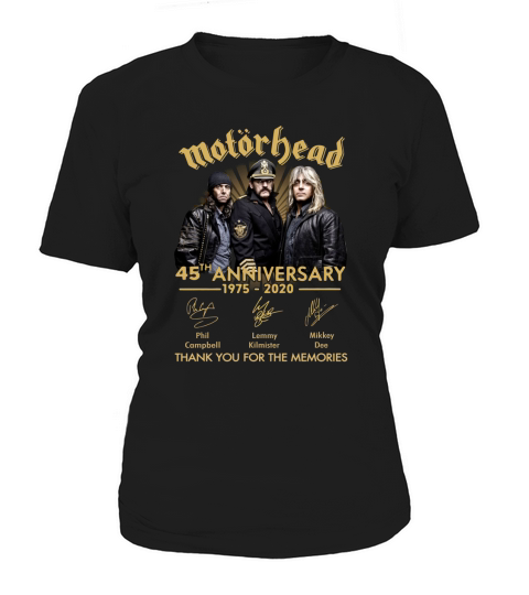 Motorhead 45th Anniversary 1975-2020 Signatures shirt Women's T-Shirt