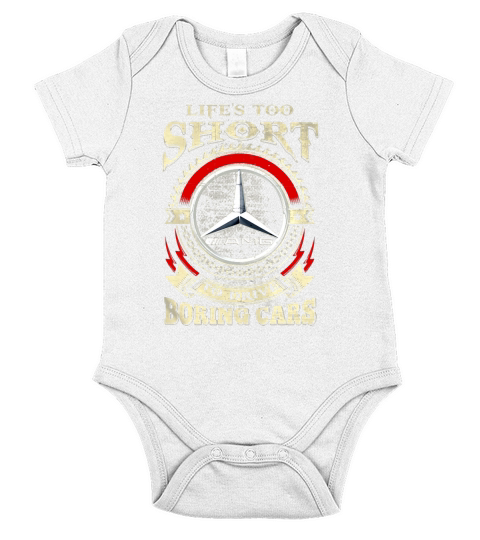 LIFES TOO SHORT MER AMG Short Sleeve Baby One-Piece