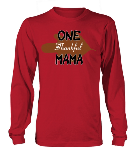 One thankful mama autumn time acorn leaf Women's Long Sleeve