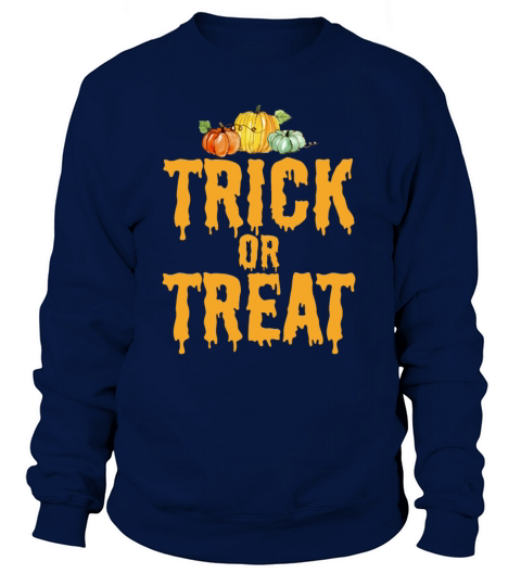 Trick or Treat Halloween Pumpkin Women's Sweatshirt