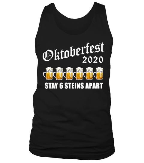 Oktoberfest 2020 6 Stein Apart Beer October Men's Tank Top