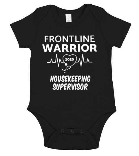 Frontline Warrior Housekeeping supervisor Short Sleeve Baby One-Piece