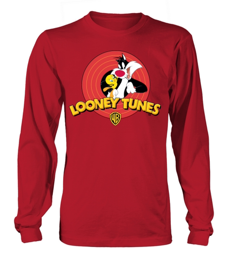 Looney Tunes Sylvester And Tweety Men's Long Sleeve