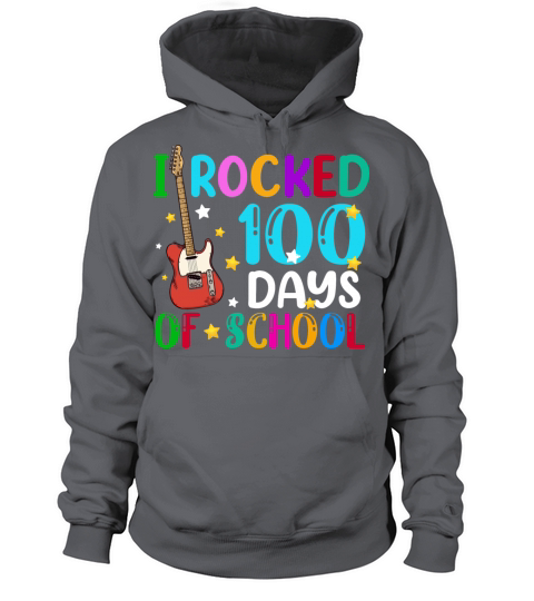 I Rocked 100 Days Of School Teacher Student Women's Hoodie
