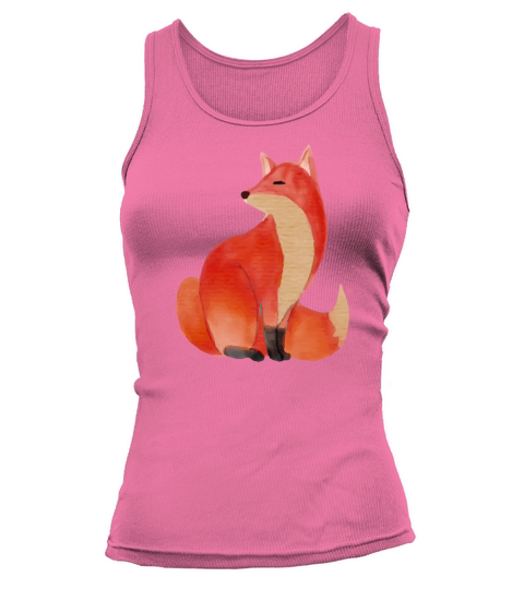 fox watercolor Women's Tank Top