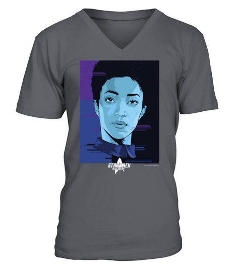 Star Trek Discovery Michael Color Block Graphic T Men's V-Neck T-shirt