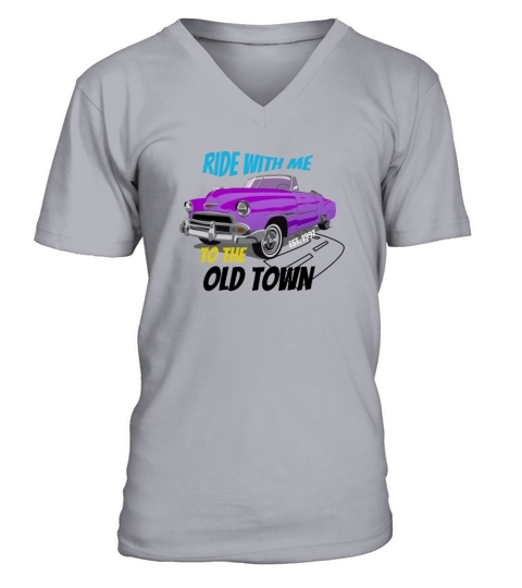 Vintage - Old town road Men's V-Neck T-shirt