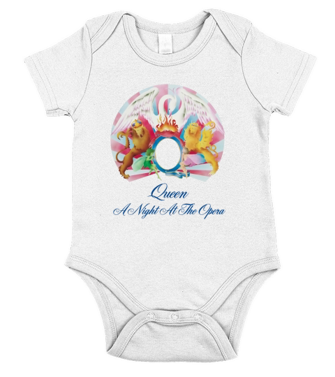 Queen Official A Night At The Opera Short Sleeve Baby One-Piece