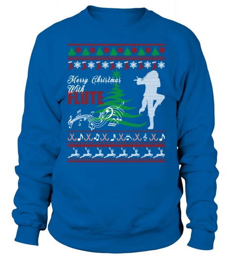 Flute Shirt - Flute Christmas Shirt Women's Sweatshirt