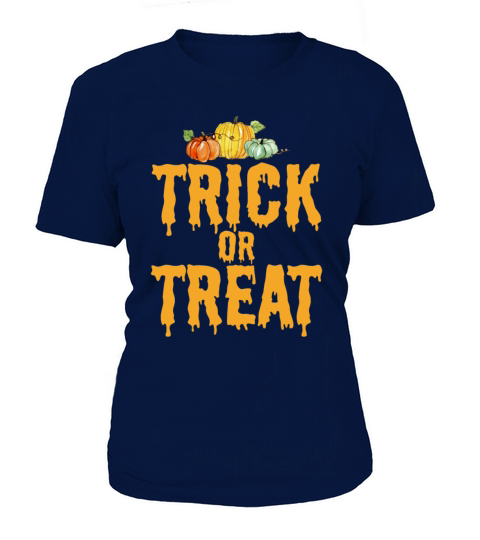 Trick or Treat Halloween Pumpkin Women's T-Shirt