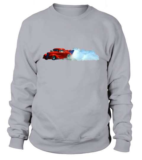 Red Door-Slammer Drag Car Sweatshirt Unisex