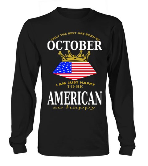 Born in October Men's Long Sleeve