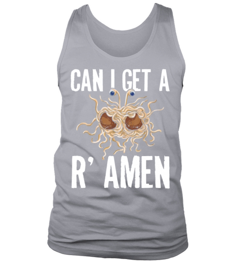 Funny Pastafarians Ramen Noodles Graphic Tee Men's Tank Top