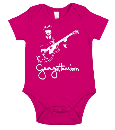 George Harrison Tshirt Short Sleeve Baby One-Piece