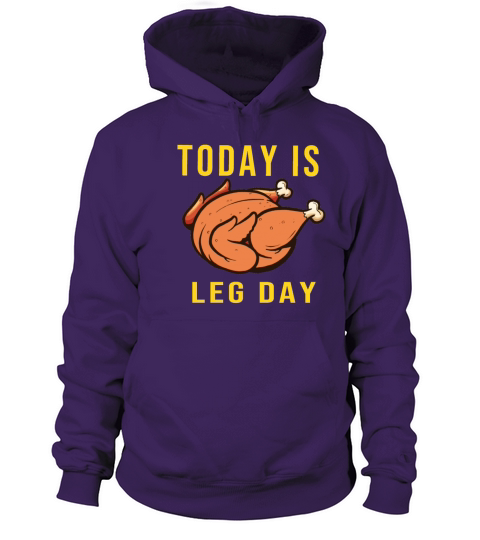 Funny Thanksgiving Christmas Turkey Today Is Leg D Women's Hoodie