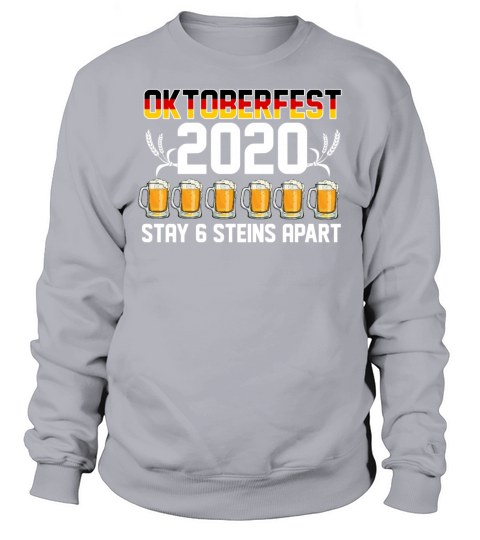 Oktoberfest 2020 6 Stein Apart Beer October Gift Men's Sweatshirt