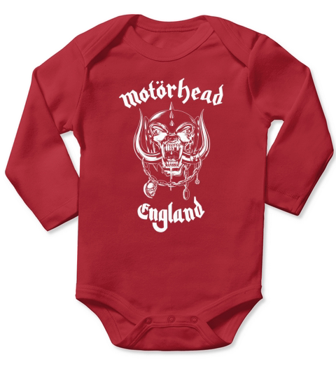 Motörhead England Long Sleeve Baby One-Piece