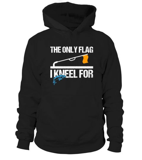 Ice Fishing Tip Up Flag T Shirt Hoodie Unisex