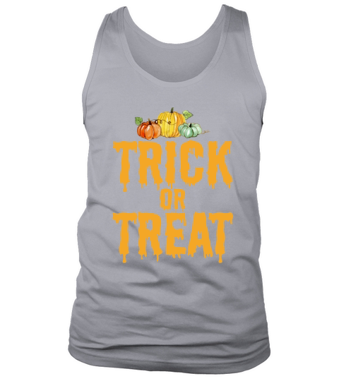 Trick or Treat Halloween Pumpkin Men's Tank Top