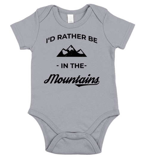 Mountain Mountains Climbing Sports Running Short Sleeve Baby One-Piece