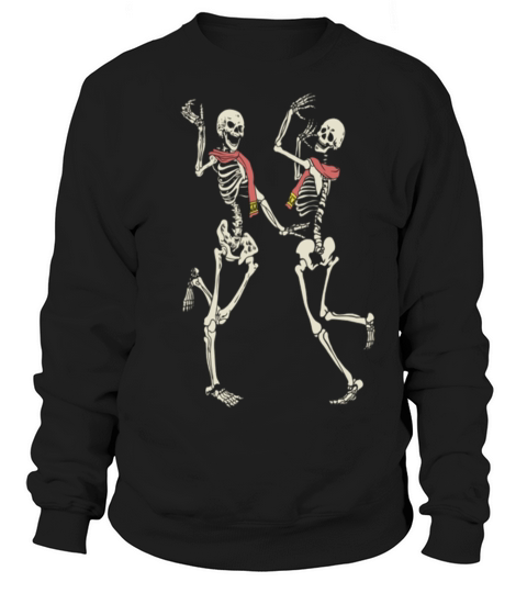 Dance Of Death Skeletons Halloween Fan Autumn Men's Sweatshirt