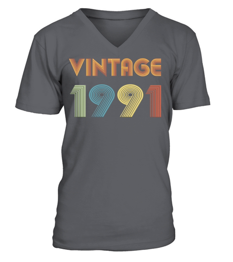 Vintage 1991 Men's V-Neck T-shirt