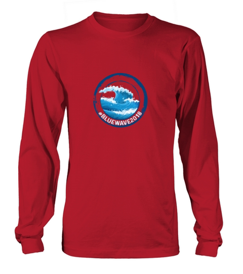 Cool Beach Blue Wave Surfer 2018 Women's Long Sleeve